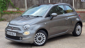2018 Fiat 500 1.2 Lounge Dualogic Euro 6 (s/s) 3dr in Grey — image 2