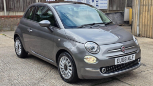 2018 Fiat 500 1.2 Lounge Dualogic Euro 6 (s/s) 3dr in Grey — image 4