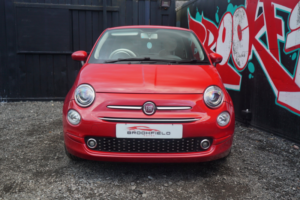 2019 Fiat 500 1.2 Lounge Hatchback 3dr Petrol Dualogic Euro 6 (s/s) (69 Bhp) in Red — image 5