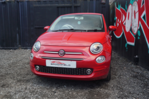 2019 Fiat 500 1.2 Lounge Hatchback 3dr Petrol Dualogic Euro 6 (s/s) (69 Bhp) in Red — image 6