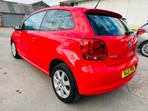 2011 Volkswagen Polo 1.2 Match Euro 5 3dr in Red — image 3