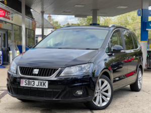 2013 SEAT Alhambra 2.0 Tdi Ecomotive Cr Se Euro 5 (s/s) 5dr in Black — image 3