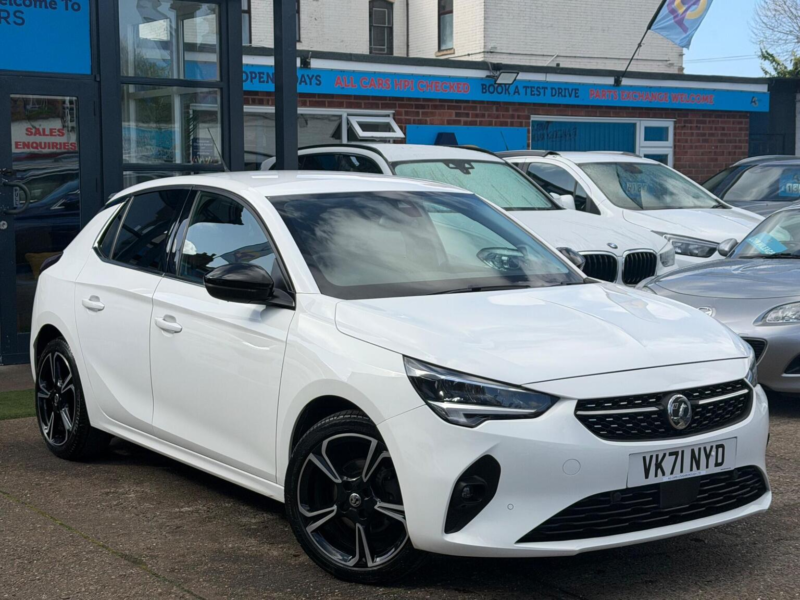 2021 Vauxhall Corsa 1.2 Elite Edition Euro 6 5dr in White — image 1