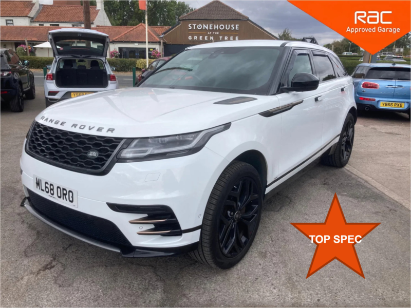 2018 Land Rover Range Rover Velar 2.0 D180 R-Dynamic Hse SUV 5dr Diesel Auto 4WD Euro 6 (s/s) (180 Ps) in White — image 1