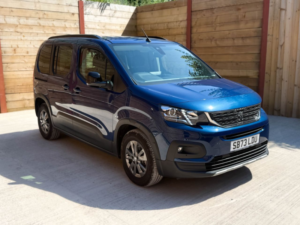2023 Peugeot Rifter 3 SEAT Auto Wheelchair Accessible Disabled Access Vehicle Wav in Blue — image 3