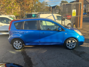 2008 Nissan Note 1.6 16v Tekna Hatchback 5dr Petrol Auto Euro 4 (110 Ps) in Blue — image 2