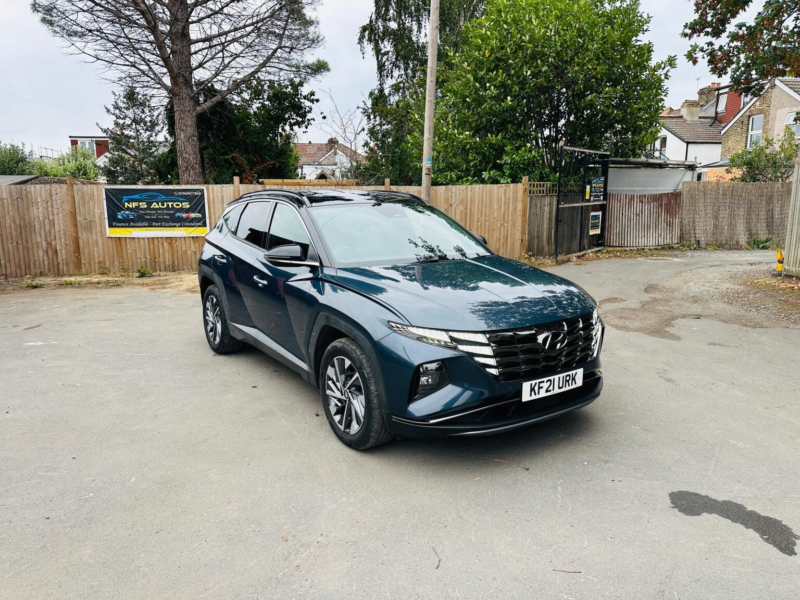 2021 Hyundai Tucson 1.6 T-Gdi Mhev Premium Dct Euro 6 (s/s) 5dr in Blue — image 1
