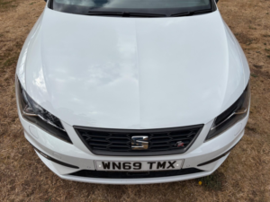 2019 SEAT Leon 1.5 Tsi Evo Fr Black Edition DSG Euro 6 (s/s) 5dr in White — image 5