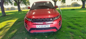 2020 Land Rover Range Rover Evoque 2.0 D180 Mhev R-Dynamic Auto 4WD Euro 6 (s/s) 5dr in Red — image 2