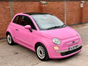 2010 Fiat 500 1.2 Start And Stop Euro 5 (s/s) 3dr in Pink — image 2