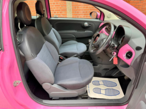 2010 Fiat 500 1.2 Start And Stop Euro 5 (s/s) 3dr in Pink — image 3
