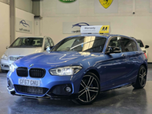 2017 BMW 1 Series 2.0 120d Xdrive M Sport 5-Door in Blue — image 3