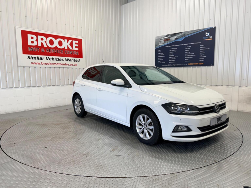 2020 Volkswagen Polo 1.0 Evo Match Euro 6 (s/s) 5dr in White — image 1