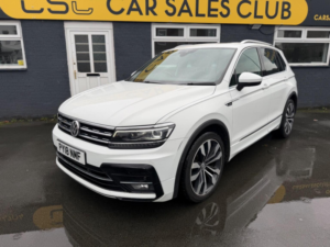 2018 Volkswagen Tiguan 2.0 Tdi R-Line Euro 6 (s/s) 5dr in White — image 2