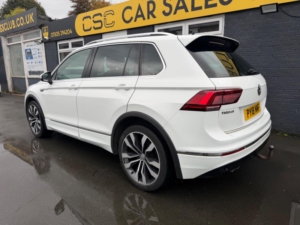 2018 Volkswagen Tiguan 2.0 Tdi R-Line Euro 6 (s/s) 5dr in White — image 3