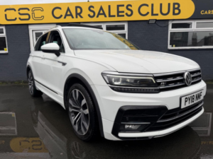 2018 Volkswagen Tiguan 2.0 Tdi R-Line Euro 6 (s/s) 5dr in White — image 5