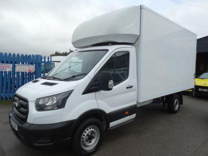 2022 Ford Transit 2.0ecoblue L4 Xlwb Chassis Luton Euro6 in White — image 1