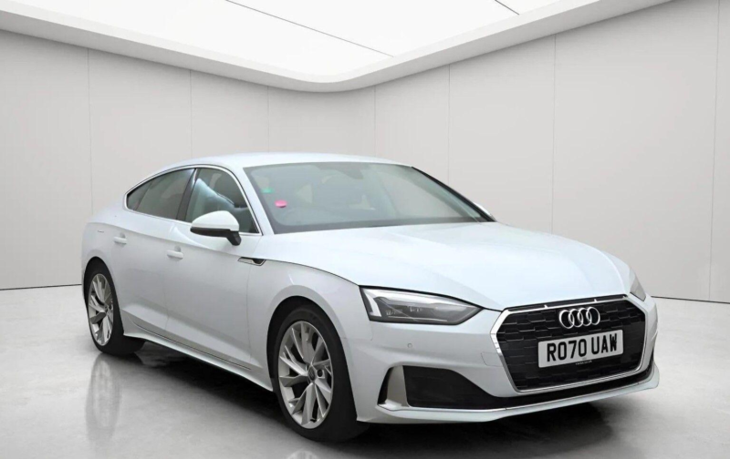 2020 Audi A5 2.0 Tdi 35 Sport Sportback S Tronic Euro 6 (s/s) 5dr in White — image 1
