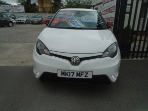 2017 MG Mg3 1.5 Vti-Tech 3style Hatchback 5dr Petrol Manual Euro 6 (s/s) (106 Ps) in White — image 2