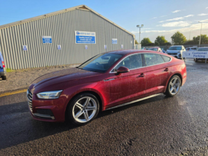 2017 Audi A5 2.0 Tdi Ultra S Line Sportback Euro 6 (s/s) 5dr in Red — image 3