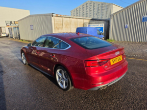 2017 Audi A5 2.0 Tdi Ultra S Line Sportback Euro 6 (s/s) 5dr in Red — image 4