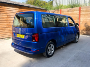 2021 Volkswagen Transporter 5 SEAT Drive From Wheelchair Accessible Disabled Access Vehicle Wav in Blue — image 3