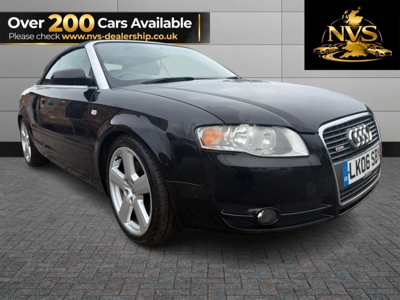 2006 Audi A4 Cabriolet 1.8 T S Line in Black — image 1
