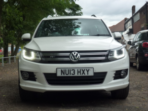 2013 Volkswagen Tiguan 2.0 Tdi Bluemotion Tech R-Line SUV 5dr Diesel Manual 4WD Euro 5 (s/s) (140 Ps) in White — image 6