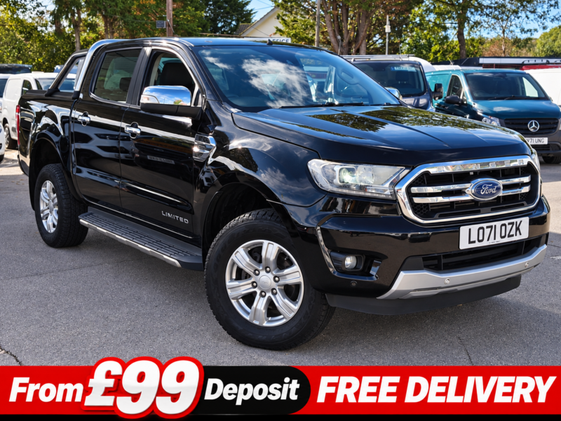 2022 Ford Ranger 2.0 Ecoblue Limited Pickup Double Cab 4dr Diesel Auto 4WD Euro 6 (s/s) (170 Ps) in Black — image 1