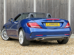 2016 Mercedes-Benz Slc Slc 200 Amg Line Roadster 9g Automatic * Two Tone Nappa Leather + Pan Roof + Air Scarf + Big Spec * in Blue — image 2