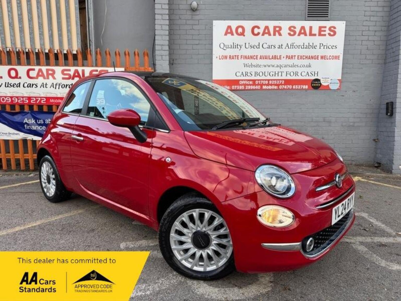 2024 Fiat 500 1.0 Mhev Euro 6 (s/s) 3dr in Red — image 1