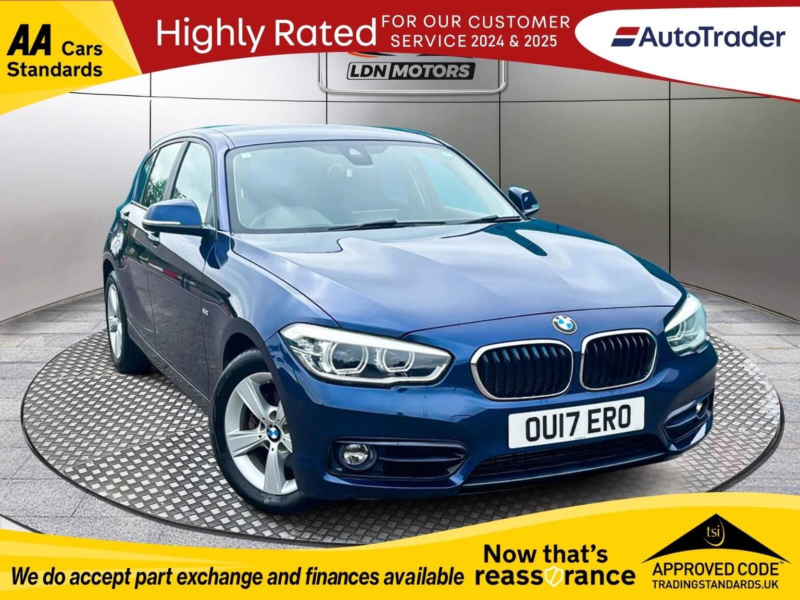 2017 BMW 1 Series 1.5 118i M Sport Auto Euro 6 (s/s) 5dr in Blue — image 1