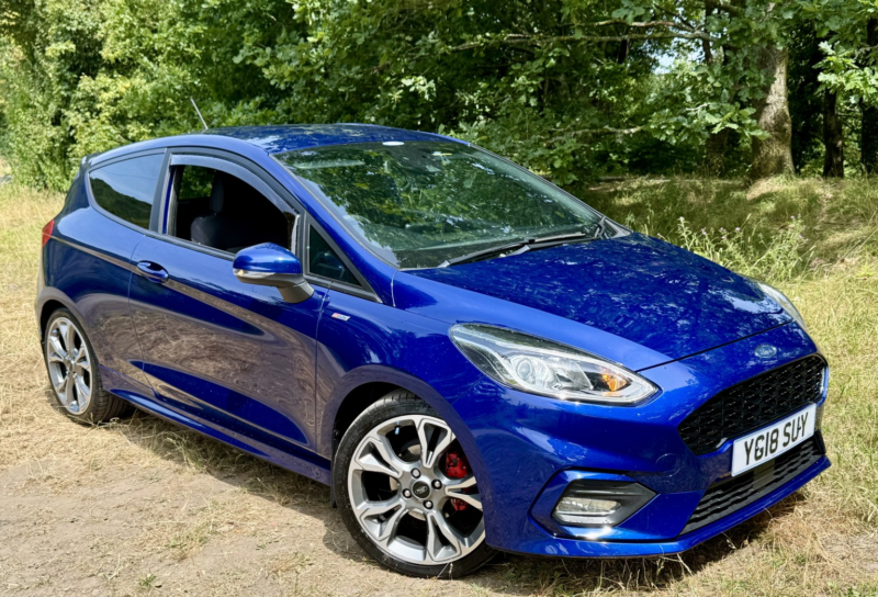 2018 Ford Fiesta 1.0 T*st-Line 140*only 25k-Appleplay-Dab-Cam-Fsh*outstanding* in Blue — image 1