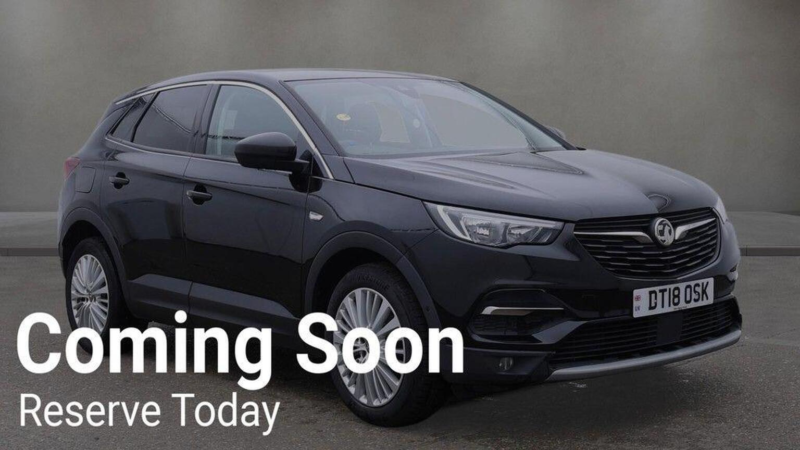 2018 Vauxhall Grandland X 1.6 Turbo D Blueinjection Sport Nav Auto Euro 6 (s/s) 5dr in Black — image 1