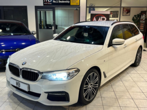 2017 BMW 5 Series 2.0 520d M Sport Touring in White — image 6