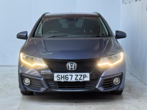 2017 Honda Civic 1.6 I-Dtec Se Plus Tourer Euro 5 (s/s) 5dr in Blue — image 2