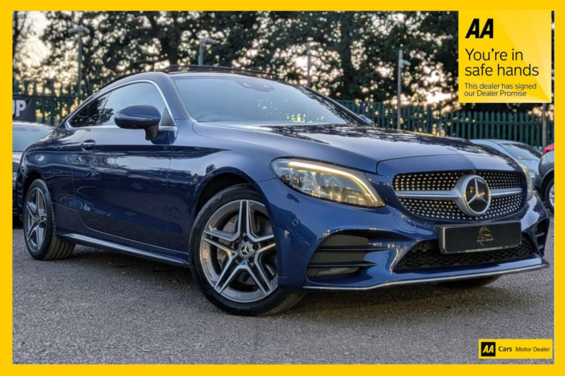 2020 Mercedes-Benz C Class 2.0 C300d Amg Line (premium Plus) G-Tronic+ 4matic Euro 6 (s/s) 2dr in Blue — image 1