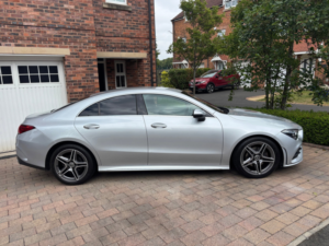 2021 Mercedes-Benz Cla 1.3 Cla180 Amg Line (premium 2) Coupe 4dr Petrol 7g-Dct Euro 6 (s/s) (136 Ps) in Silver — image 2