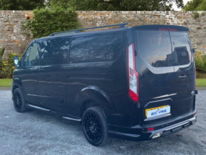 2019 Ford Transit Custom 2.0 320 Ecoblue Limited Crew Van L2 H1 Euro 6 5dr (6 Seat) in Black — image 4