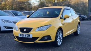 2011 SEAT Ibiza 1.6 Tdi Cr Sport Sport Coupe Euro 5 3dr in Yellow — image 3