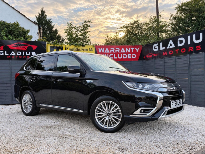 2019 Mitsubishi Outlander 2.4h Twinmotor 13.8kwh 4h CVT 4WD Euro 6 (s/s) 5dr in Black — image 1