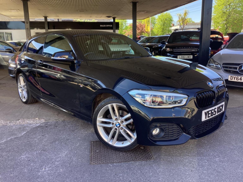 2015 BMW 1 Series 1.5 116d M Sport Auto Euro 6 (s/s) 3dr in Black — image 1