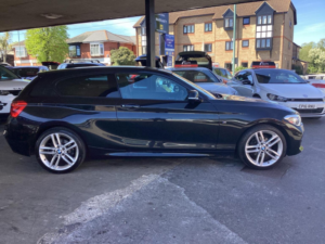 2015 BMW 1 Series 1.5 116d M Sport Auto Euro 6 (s/s) 3dr in Black — image 2