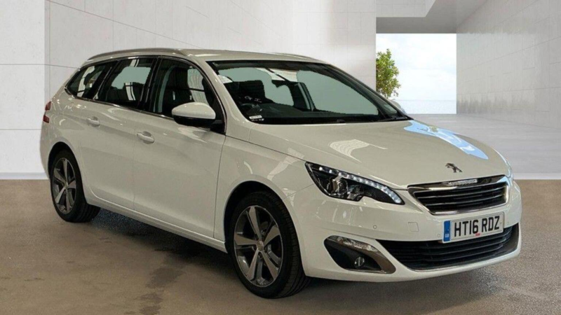 2016 Peugeot 308 Sw 1.2 Puretech Allure Eat Euro 6 (s/s) 5dr in White — image 1