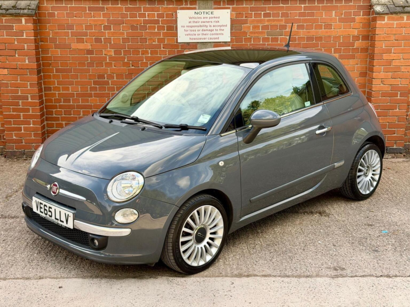 2015 Fiat 500 0.9 Twinair Lounge Euro 6 (s/s) 3dr in Grey — image 1