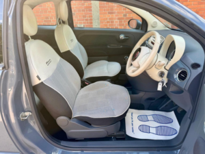 2015 Fiat 500 0.9 Twinair Lounge Euro 6 (s/s) 3dr in Grey — image 3