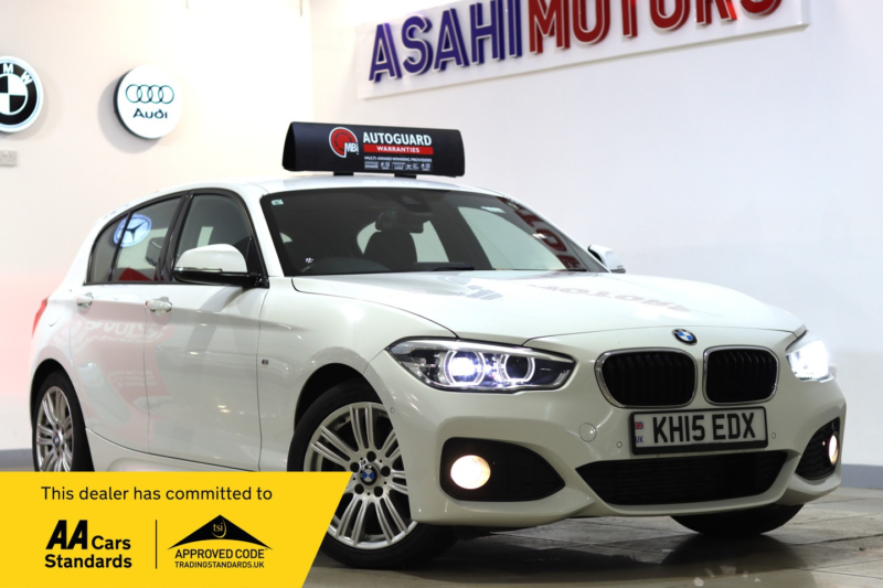 2015 BMW 1 Series 1.6 118i M Sport Auto Euro 6 (s/s) 5dr in White — image 1