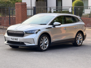 2021 Skoda Enyaq Iv 62kwh 60 Nav Suite SUV 5dr Electric Auto (179 Ps) in Silver — image 3