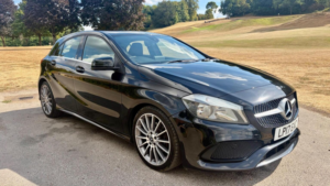 2017 Mercedes-Benz A Class 1.6 A160 Amg Line 7g-Dct Euro 6 (s/s) 5dr in Black — image 4
