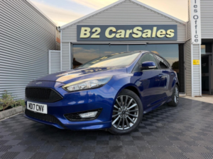 2017 Ford Focus 1.0t Ecoboost St-Line Auto Euro 6 (s/s) 5dr in Blue — image 5